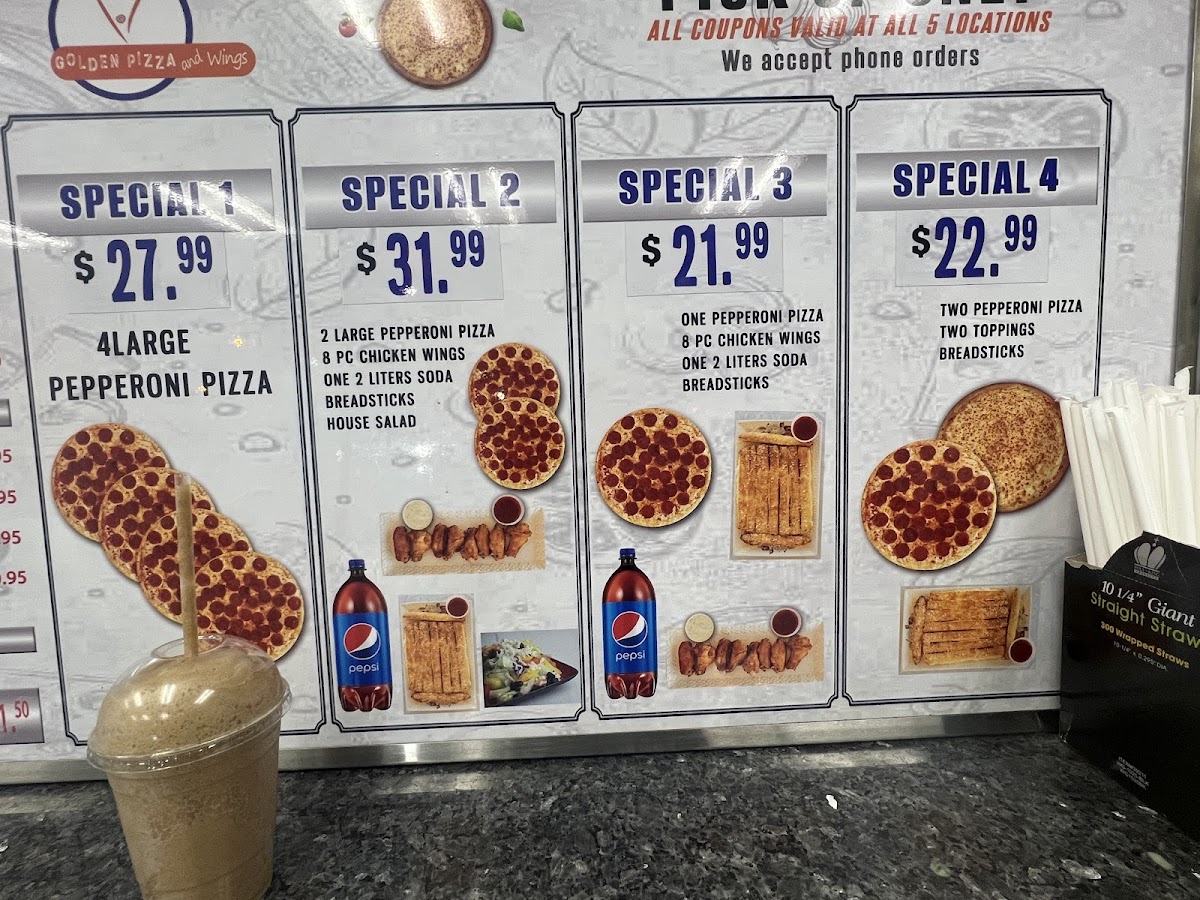 Menu Golden Pizza And Wings-1