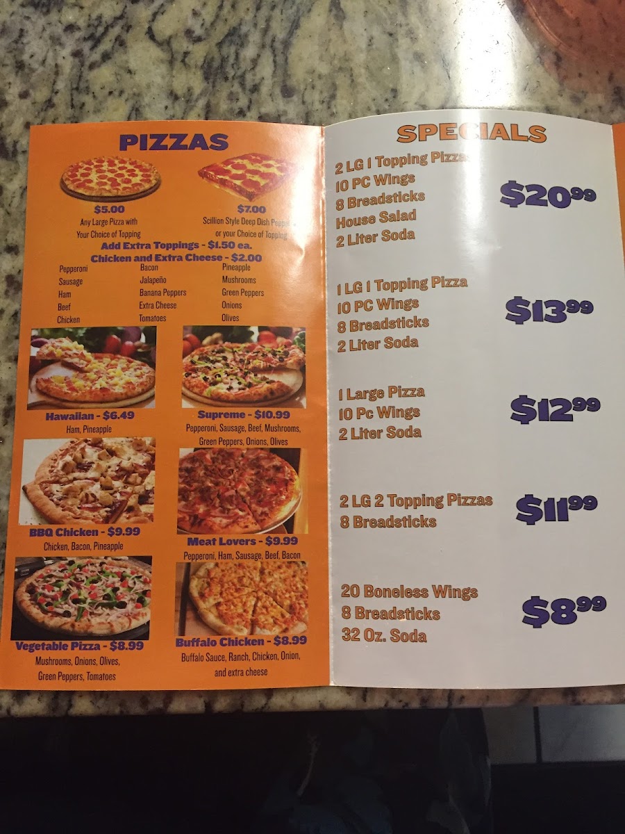 Menu Golden Pizza And Wings-4