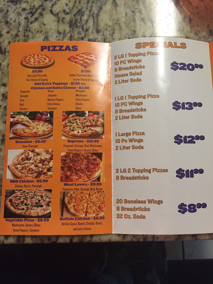 Menu Golden Pizza And Wings-5
