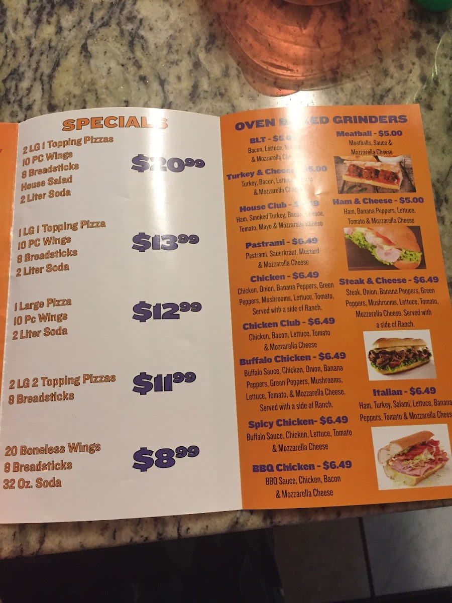 Menu Golden Pizza And Wings-8