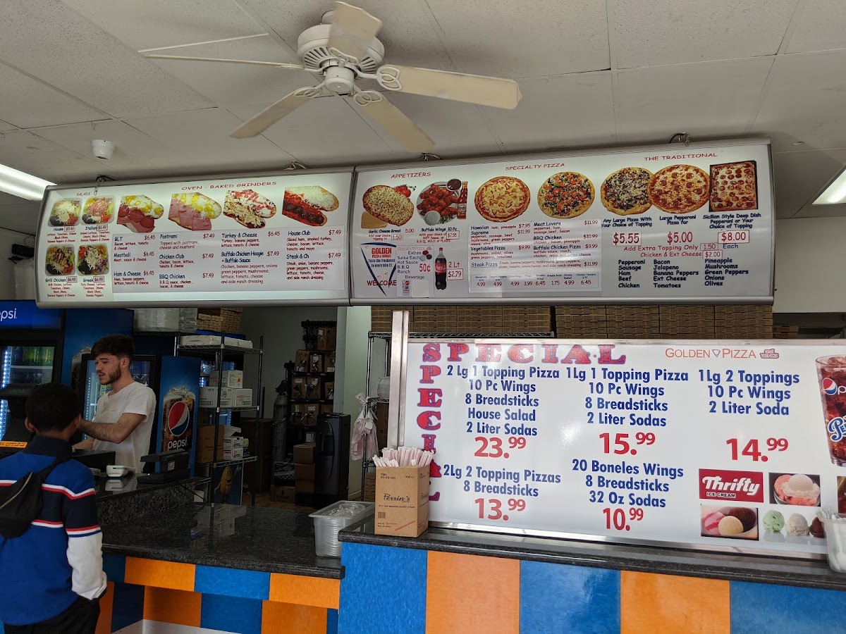 Menu Golden Pizza And Wings-9